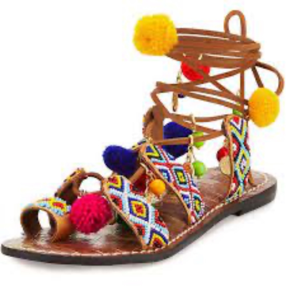 Sam Edelman Pom Pom Sandals